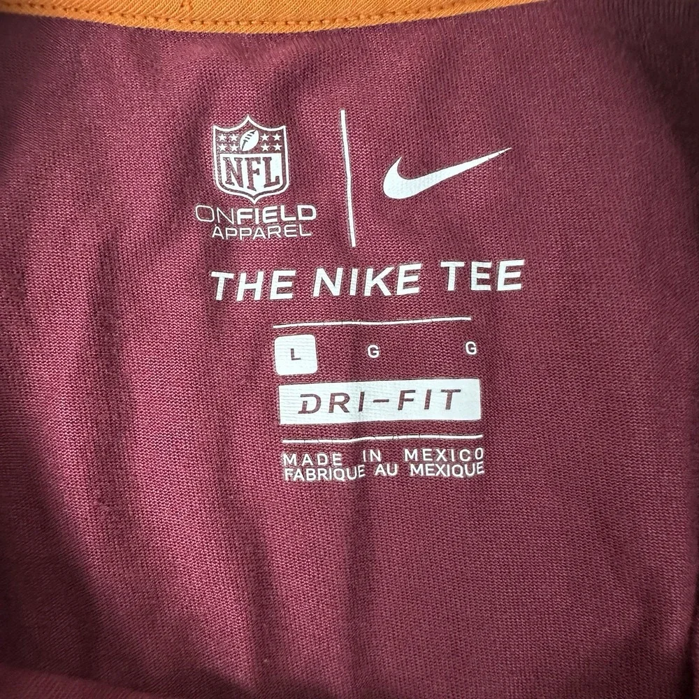 Nike NFL On-Field Washington Team L Dri-Fit Long Sleeve Heritage‎ Logo 2010s USA